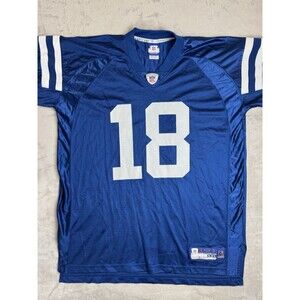 Reebok NFL Indianapolis Colts Peyton Manning #18 Blue Jersey Men’s Size 52 XXL